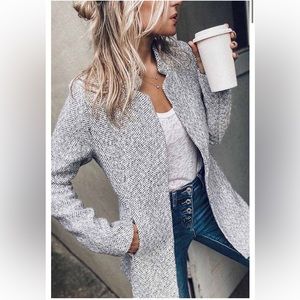 VICI Tayshia Pocketed Coat twead style pea coat Size L